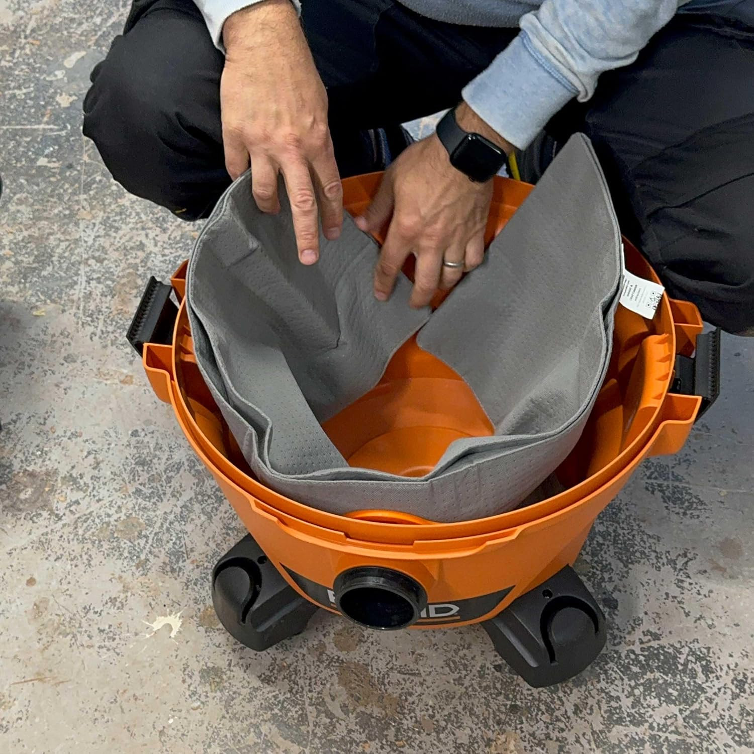 Reusable Dust Bag Compatible with Ridgid and Craftsman Shop-Vacs – 1 Pack Vacuum