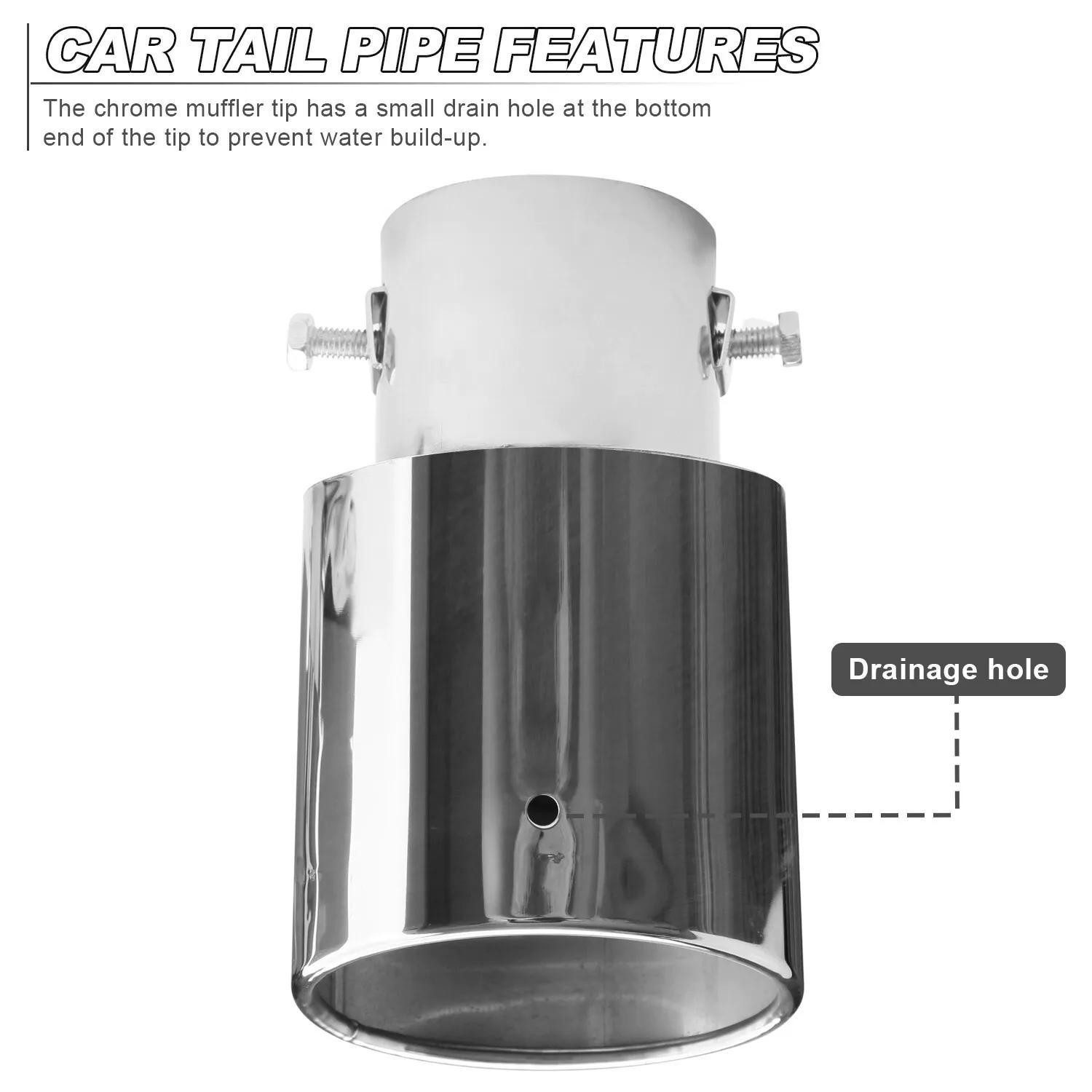 Durable Universal Easy-To-Install Stable Thickened Modified Car Exhaust Tail Tip