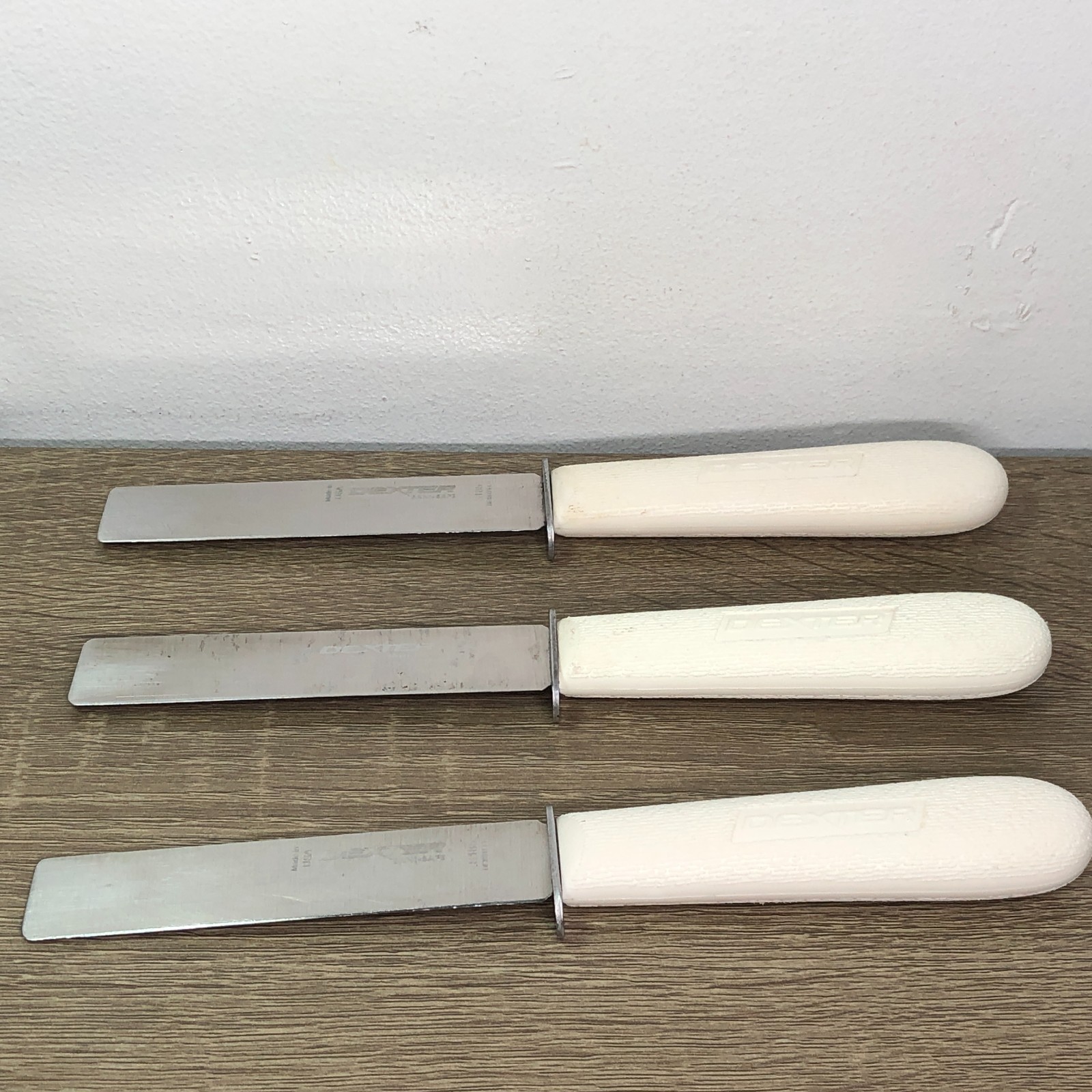 Dexter-Russell S185 Sani-Safe 5in Produce Vegetable Knife Lot of 3 USA Sheaths
