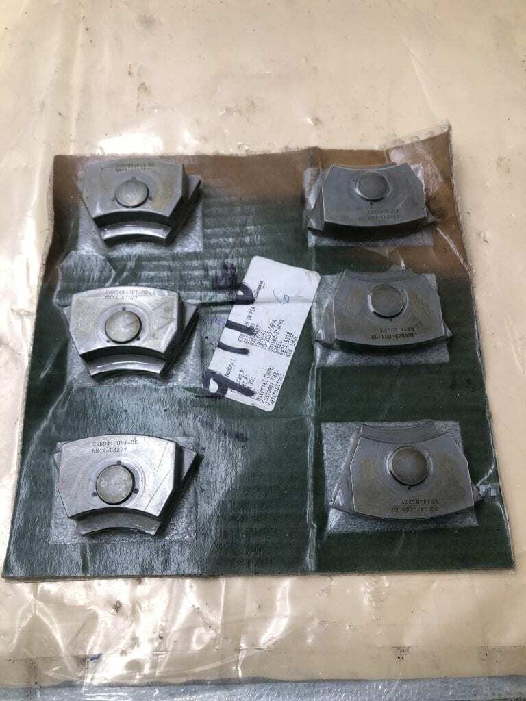 Flowserve KTB1/1-8 IN PLA Steel Thrust Bearing Shoes -NIB of 6