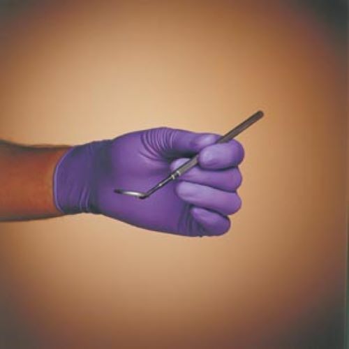 HALYARD PURPLE NITRILE EXAM GLOVES, LARGE, 100/BOX, 1 BOX, 55083