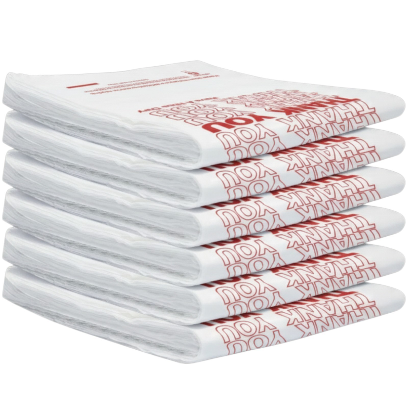 800 Bags T-Shirt Thank You Plastic Grocery Store Shopping Carry Out Bags