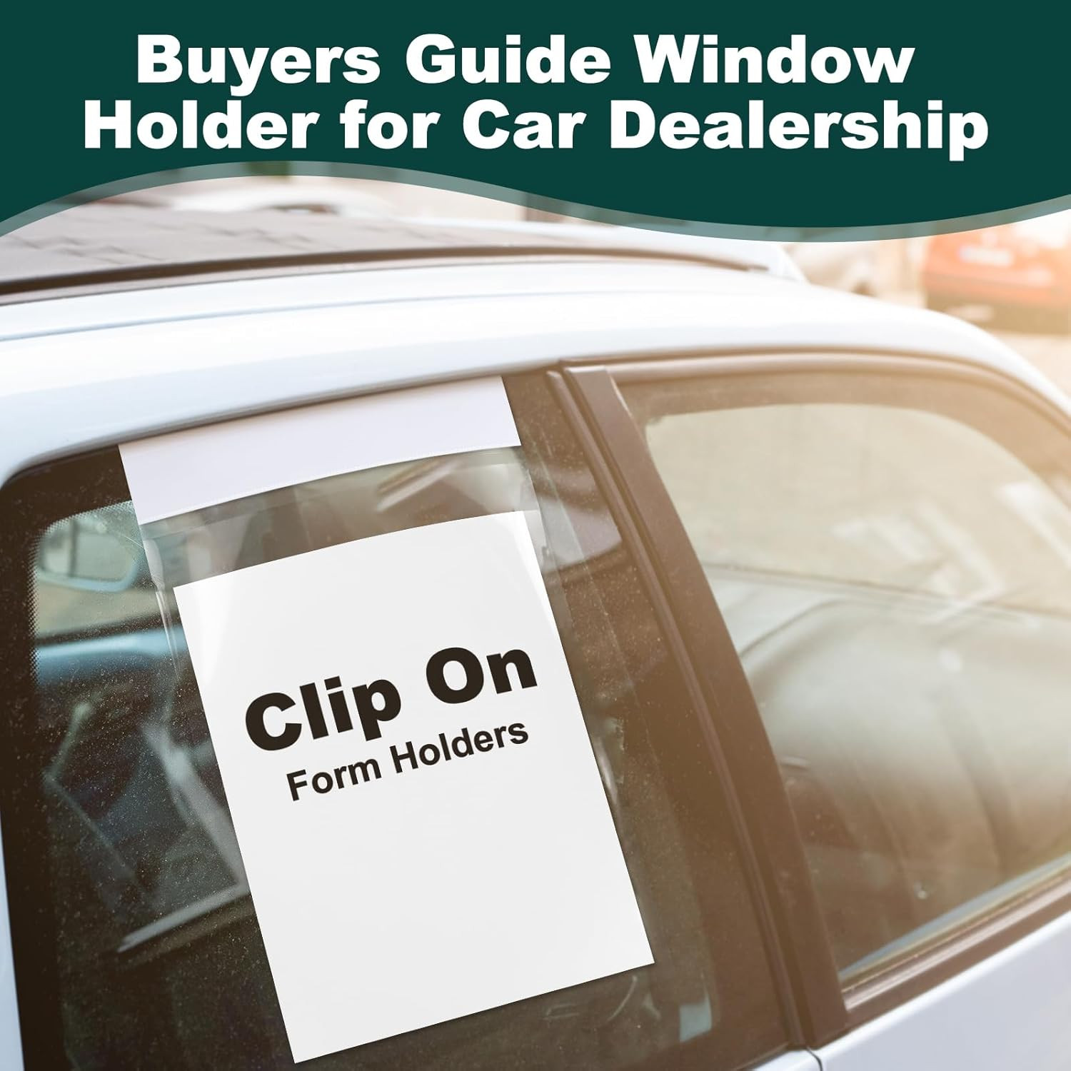 100 Pack Clip on Window Form Holder Buyers Guide Window Hangers Buyers Guide
