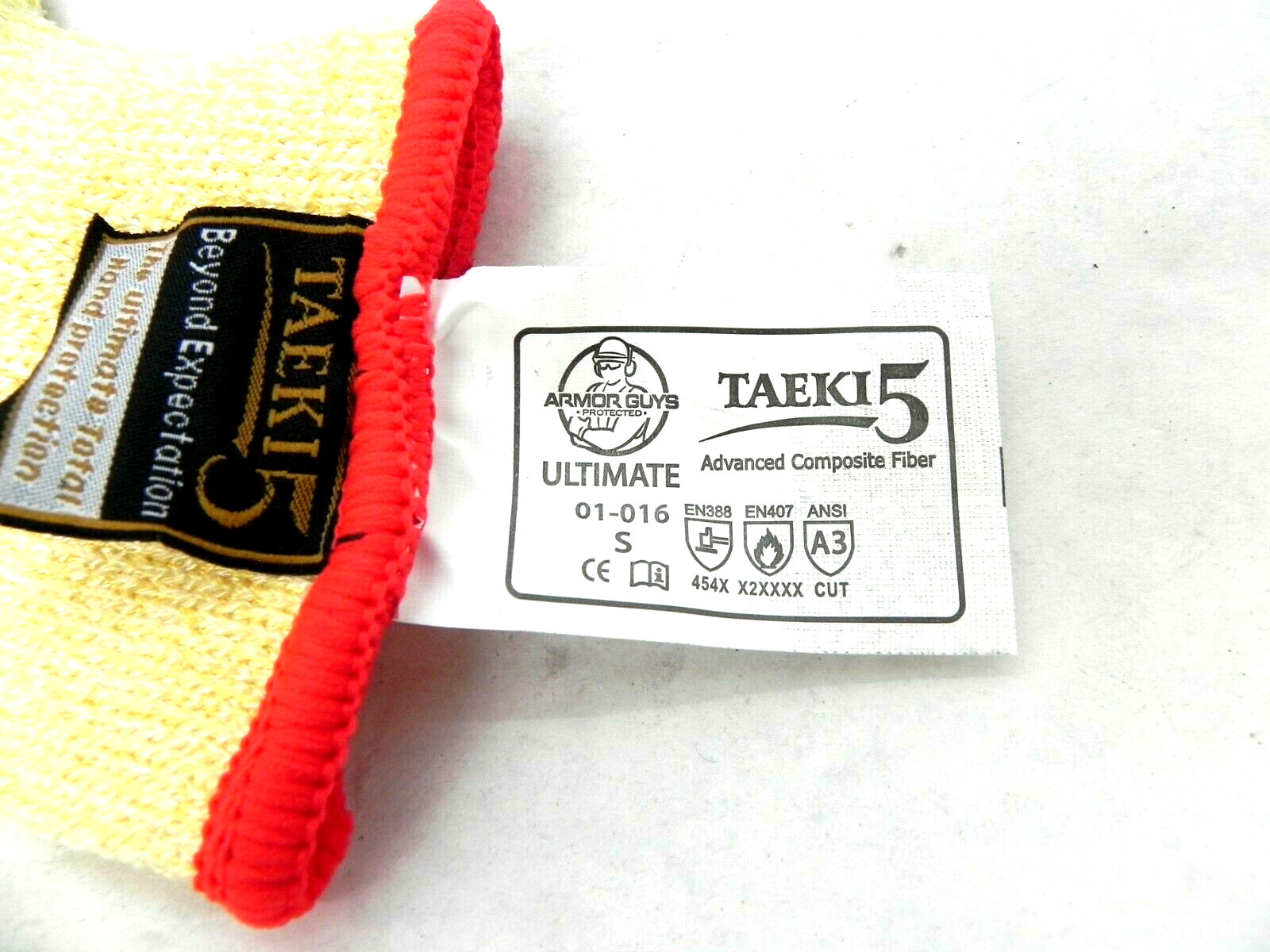 Small/Medium Armor Guys Taeki-5 PVC Grip Coating Dotted Cut Resistant Work Glove