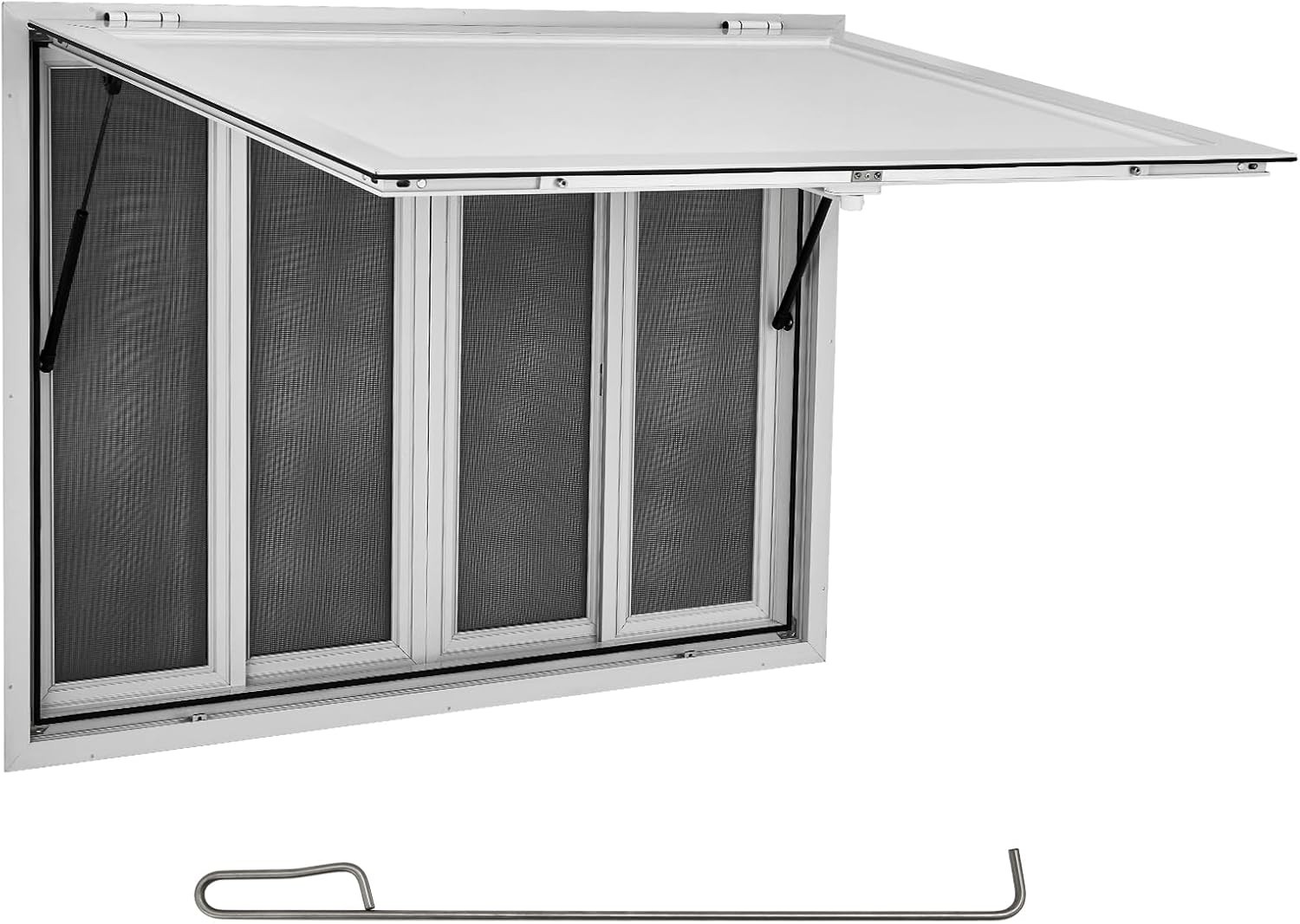 60×36/36×36/45×30/36x48in Concession Stand Serving Window Food Service Awning