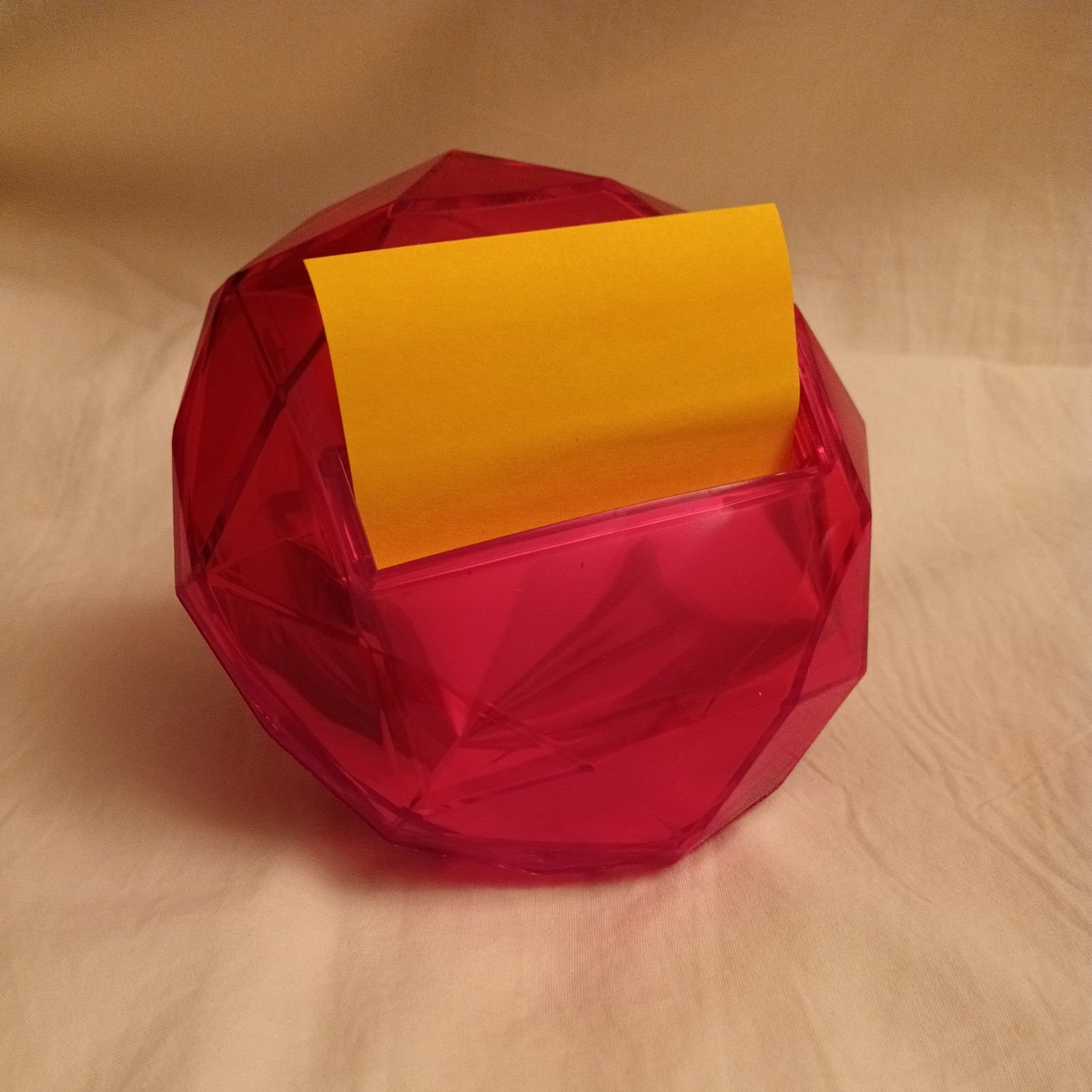 Post-it Pop-up Notes 3M Red Diamond Shape Dispenser for 3×3 Discontinued Rare