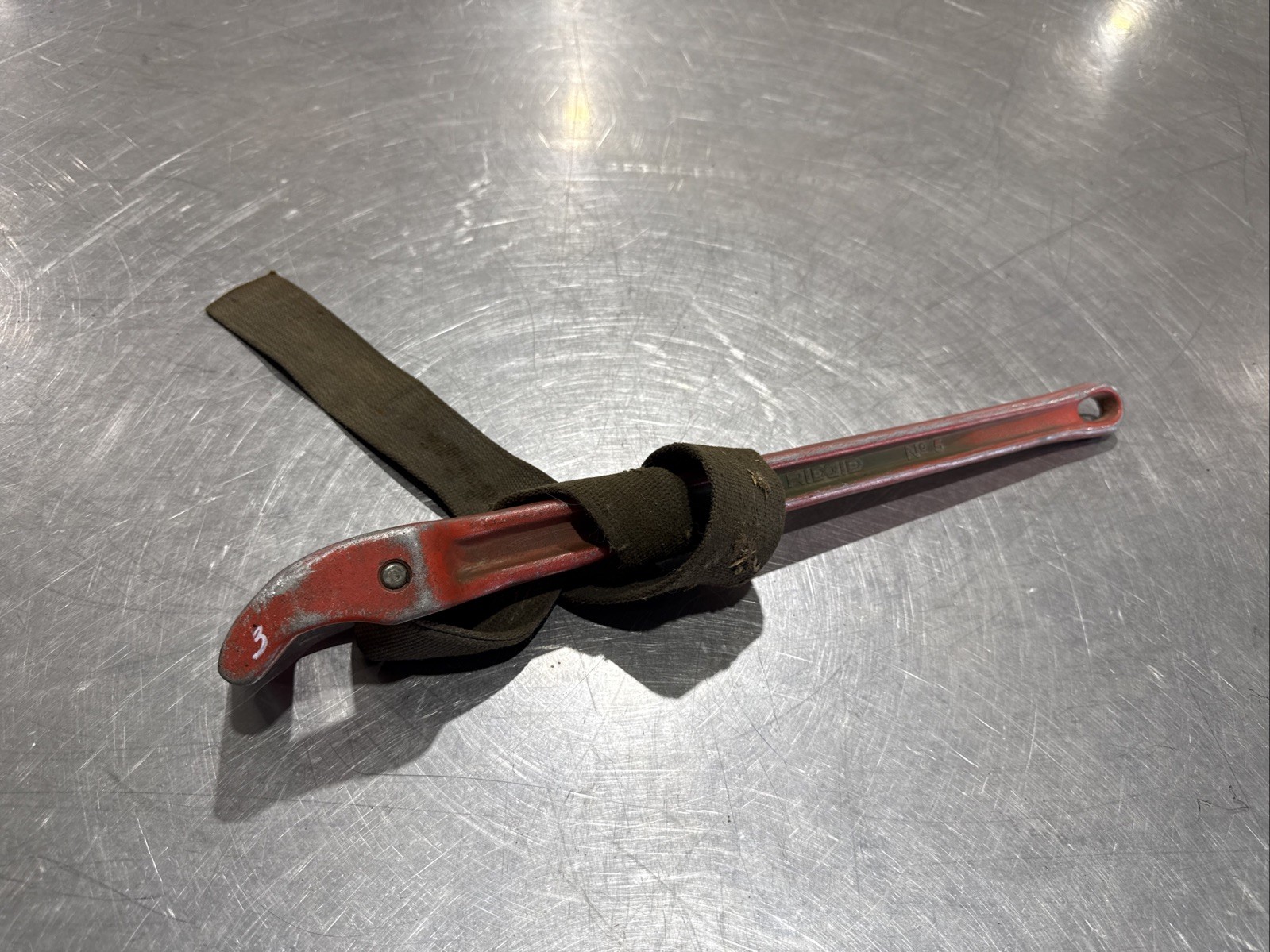 Ridgid No 5 Strap Wrench 18” Aluminum Handle