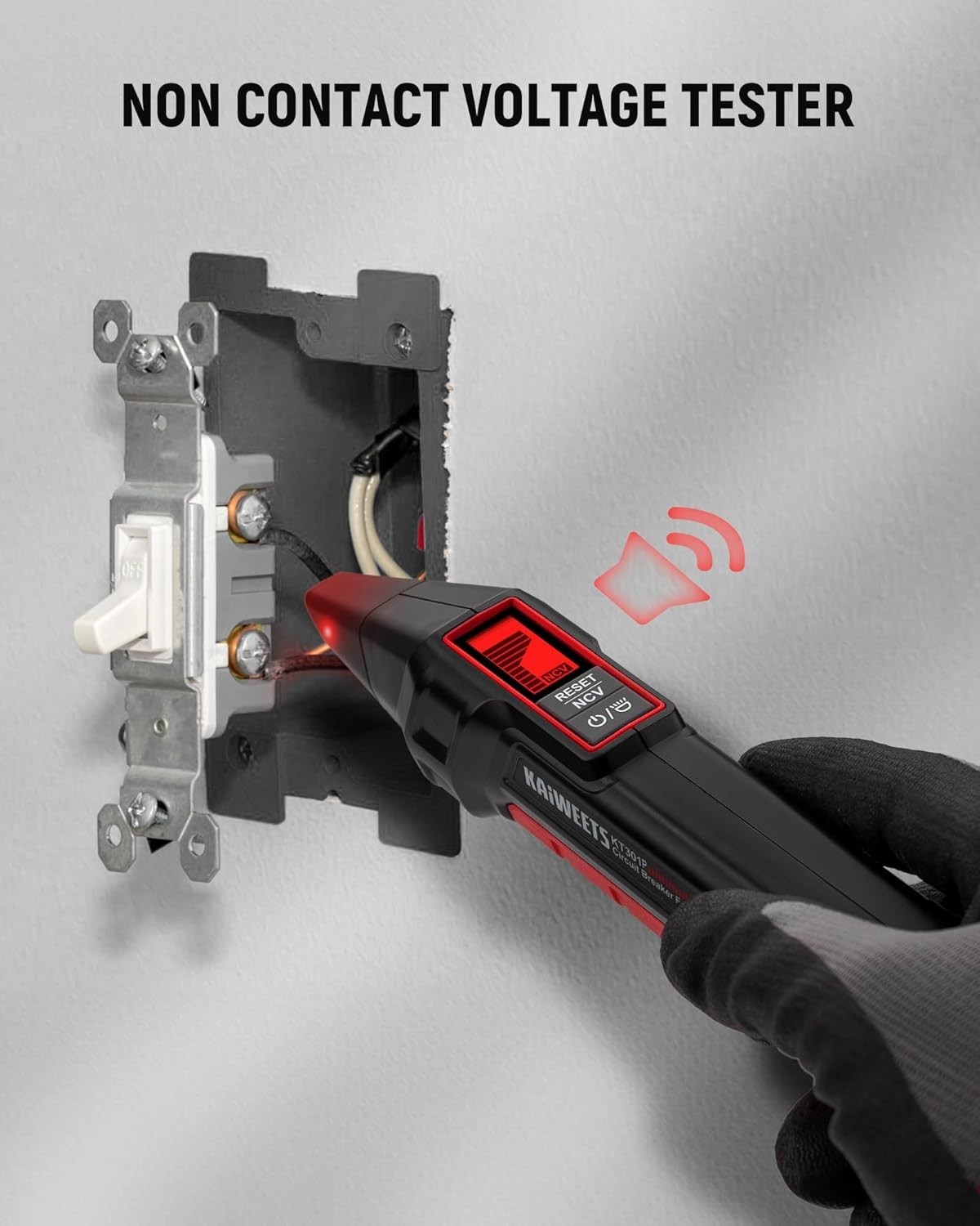 All-in-One Circuit Tracer Tool with LCD and Non-Contact Voltage Function – KT301