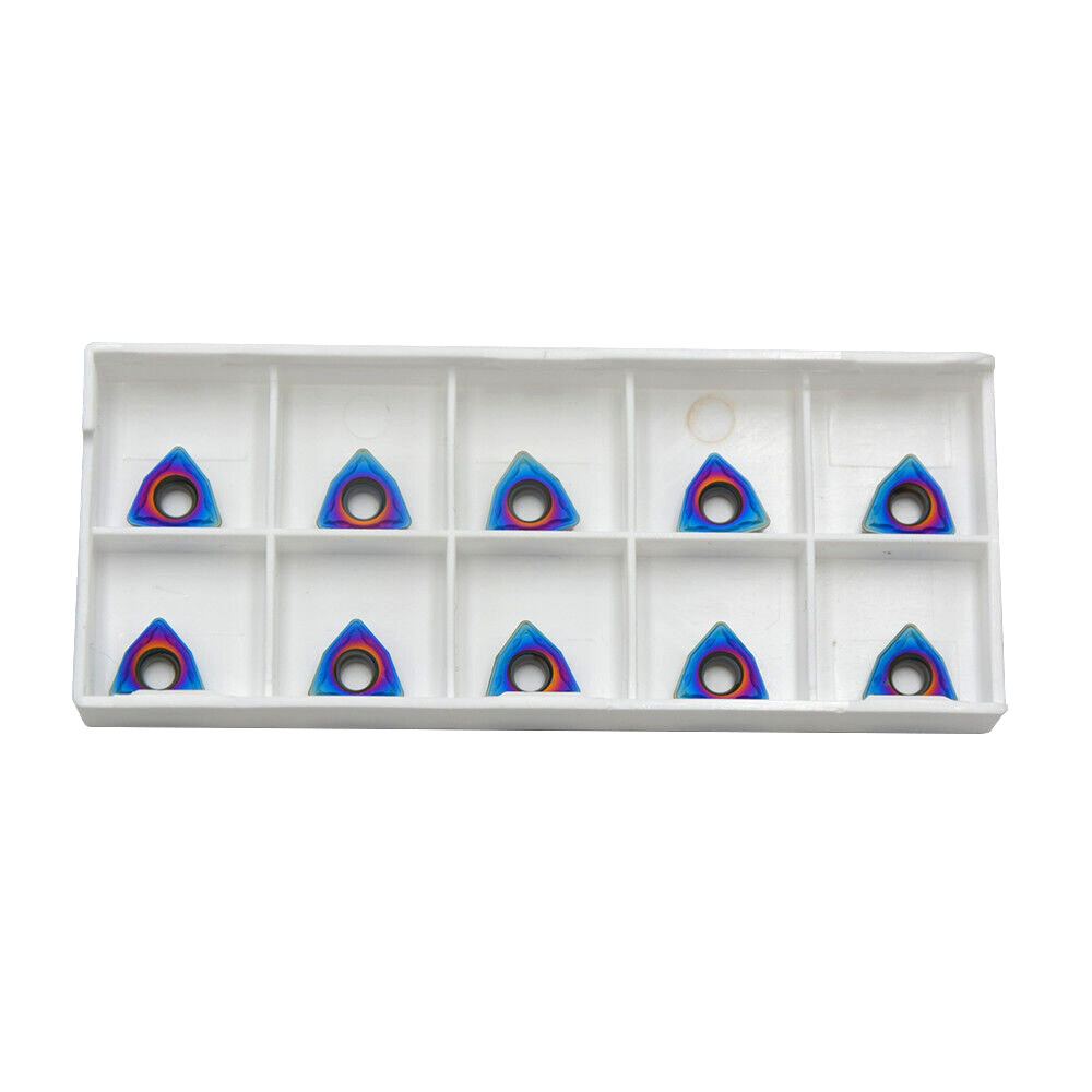 10pcs High hardness quenched steel nano blue CNC blade WCMT050308FN