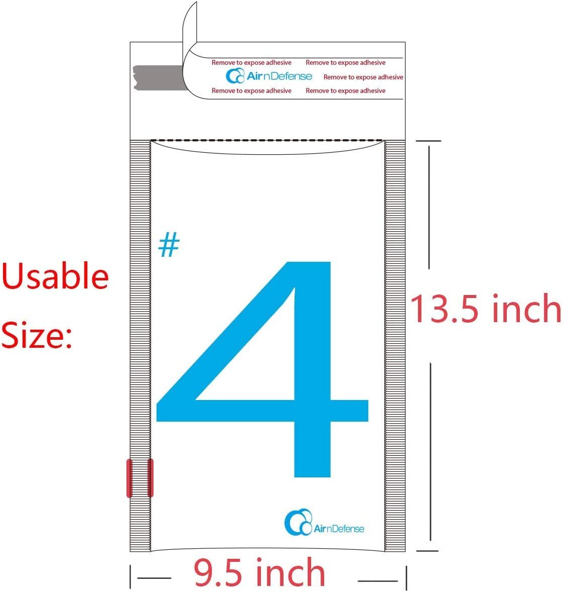 #4 9.5×14.5 Poly Bubble Padded Envelopes Mailing Mailer Shipping Bag AirnDefense