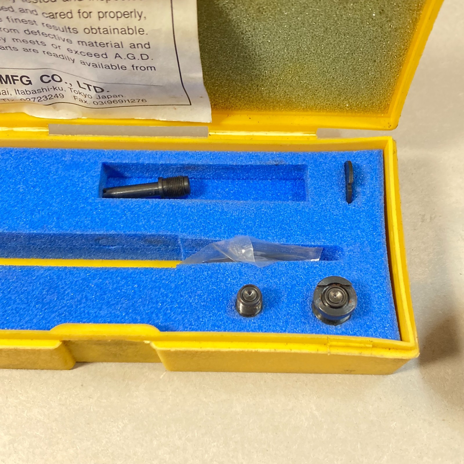 Vintage Peacock Dial Test Indicator Set .0005″ #2000 w/ Case Japan