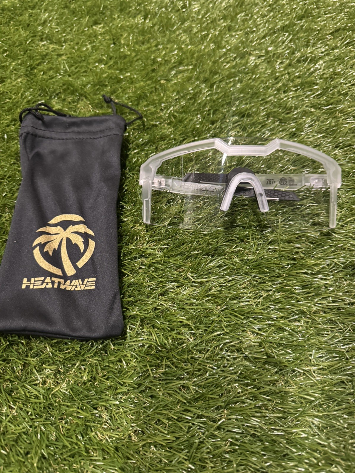 HEATWAVE Z87+ industrial safety glasses full frame clear lens protective eyewear