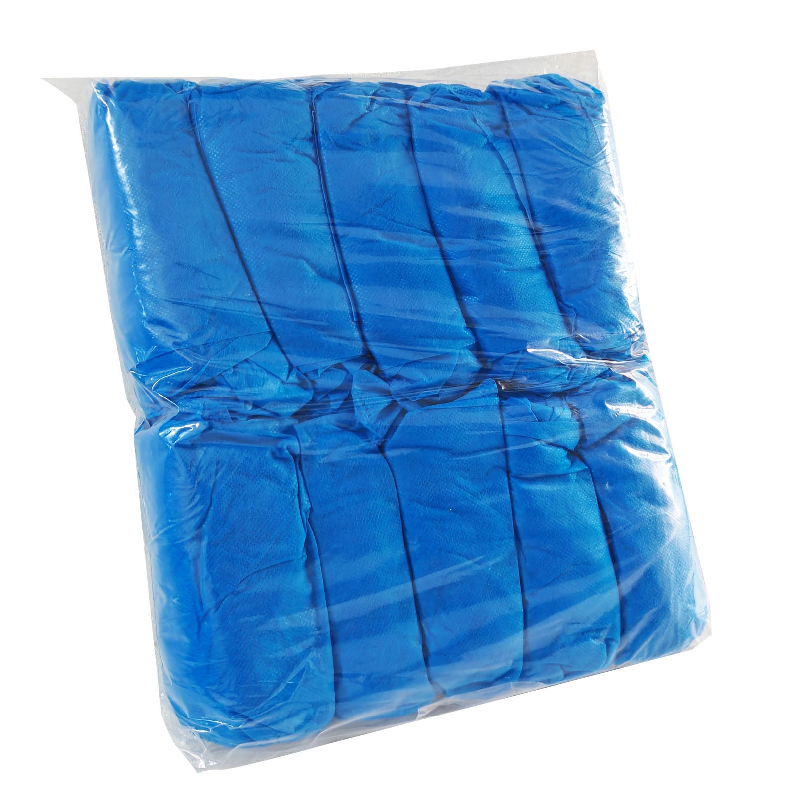 Blue Disposable Non-woven Shoe Covers Medical Lab Supplies Dust Proof 50 Pairs