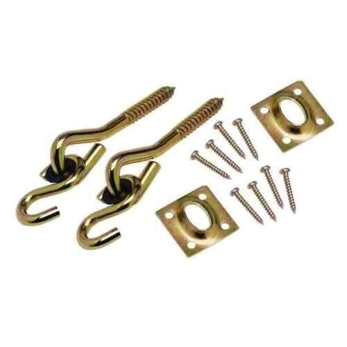 4 in. Chromate-Plated Screw Type Swing Hardware Easy to install