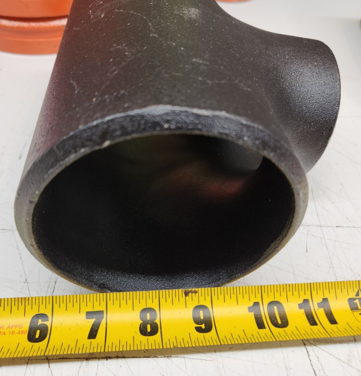 GAV 052-040-030 4″ x 4″ x 3″ Reducing Tee Carbon Steel Butt Weld Standard Class