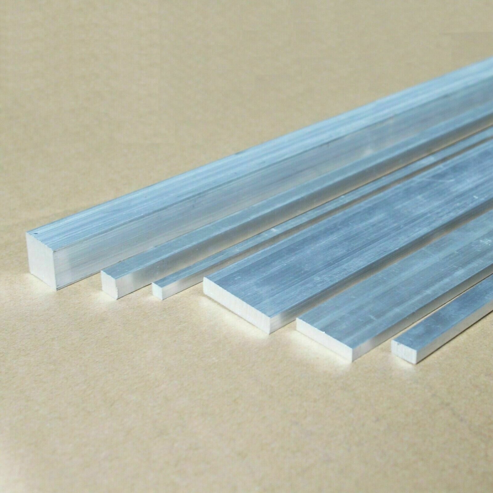 6061 Aluminum Flat, Square Bar Select Size & Lengths