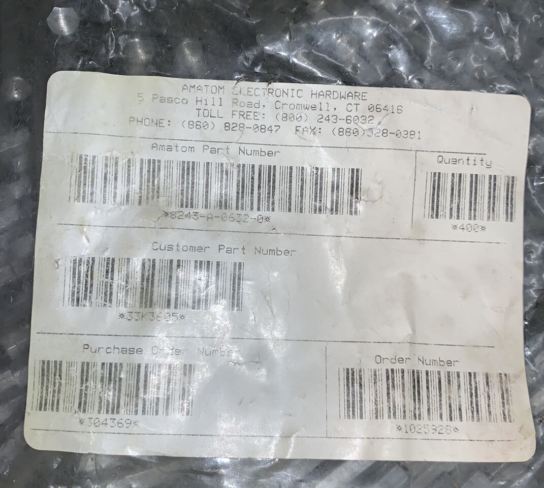 AMATOM 8243-A-0632-0 Female Hex Standoff 1/4″ Aluminum (20pcs = 1 lot)
