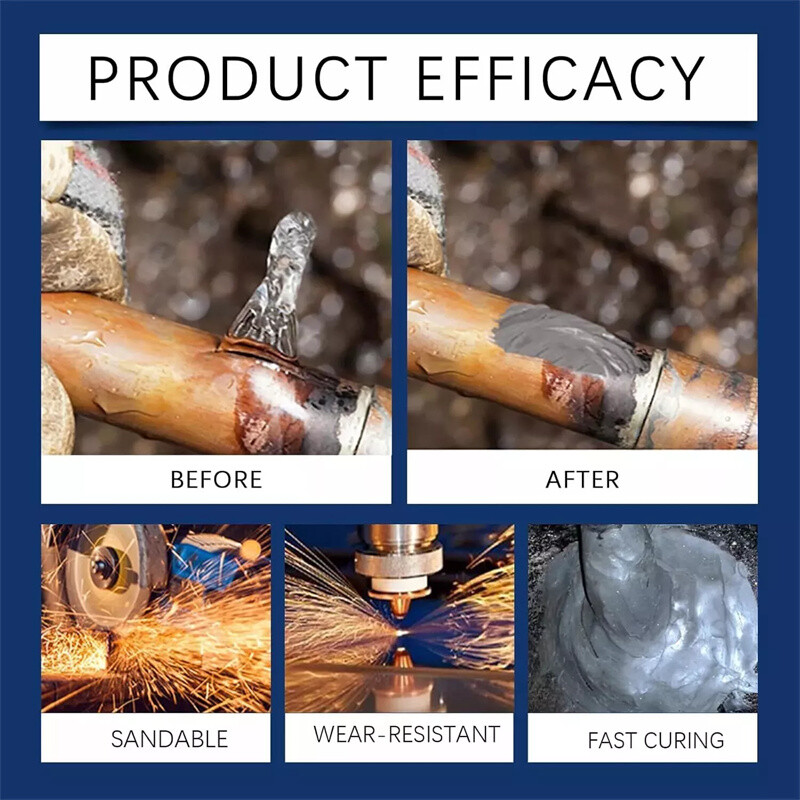Strong Foundry Glue,Metal Repair Glue, AB Metal Glue Heary Duty Weld 85ml