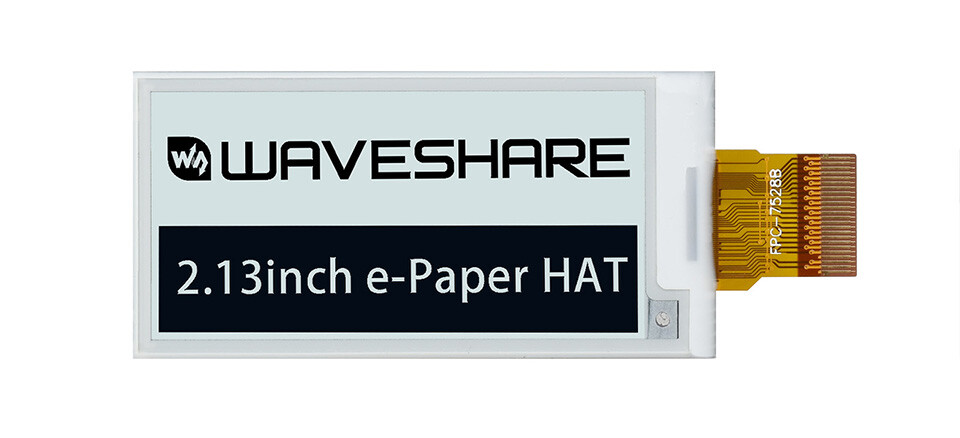 Waveshare 2.13inch e-paper Raw E-lnk Display Supports Partial Refresh 250×122