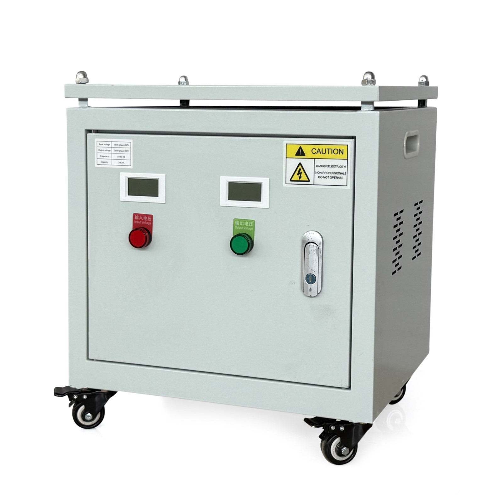 30kVA Step Up Transformer 240V to 480V Industrial Power Converter – NEW