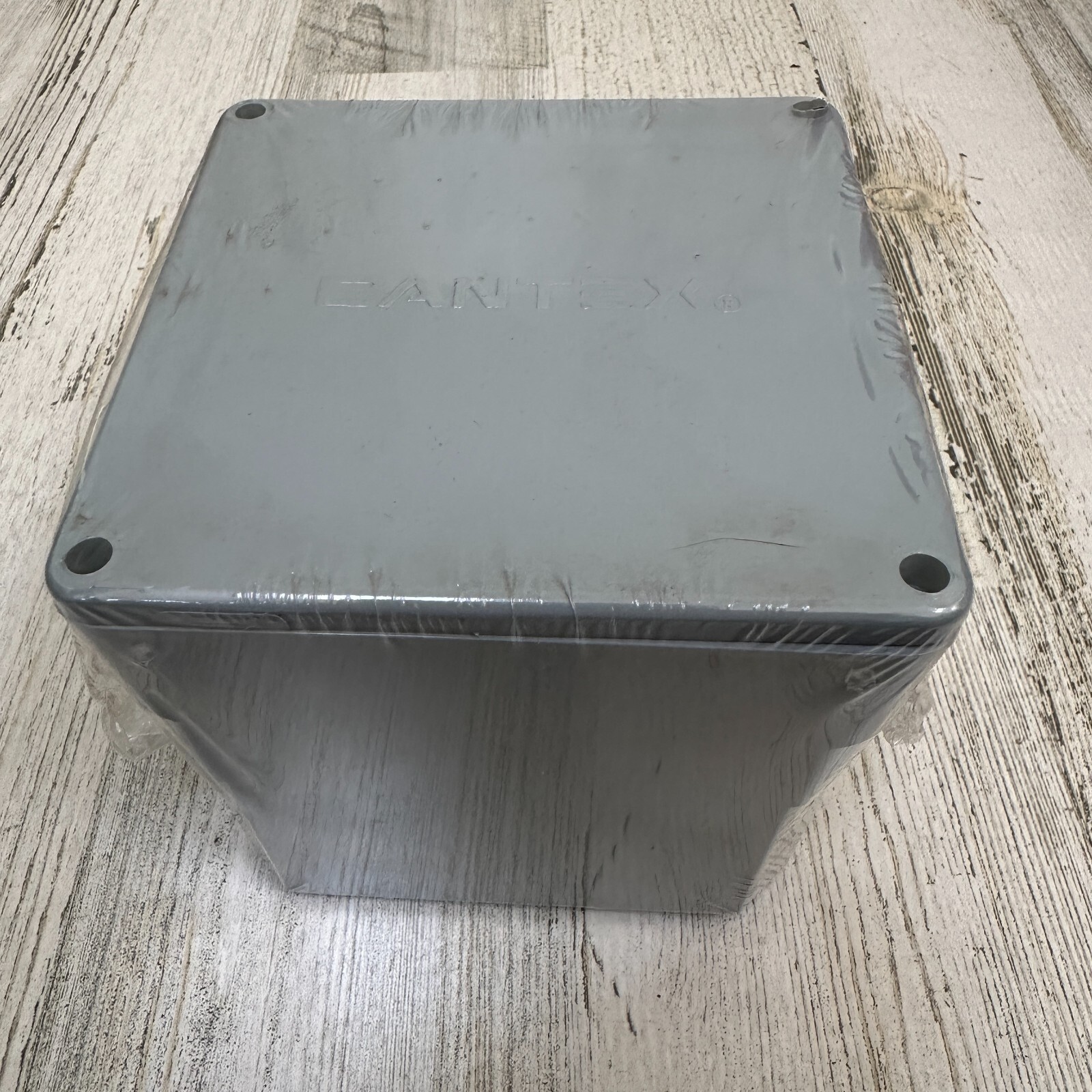 Cantex Square Junction Box PVC 4″ x 4″ x 4″