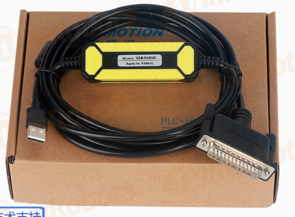 USB-FANUC RS232 Data Transfer USB Convert DB25 Pin Download Cable For CNC Fanuc
