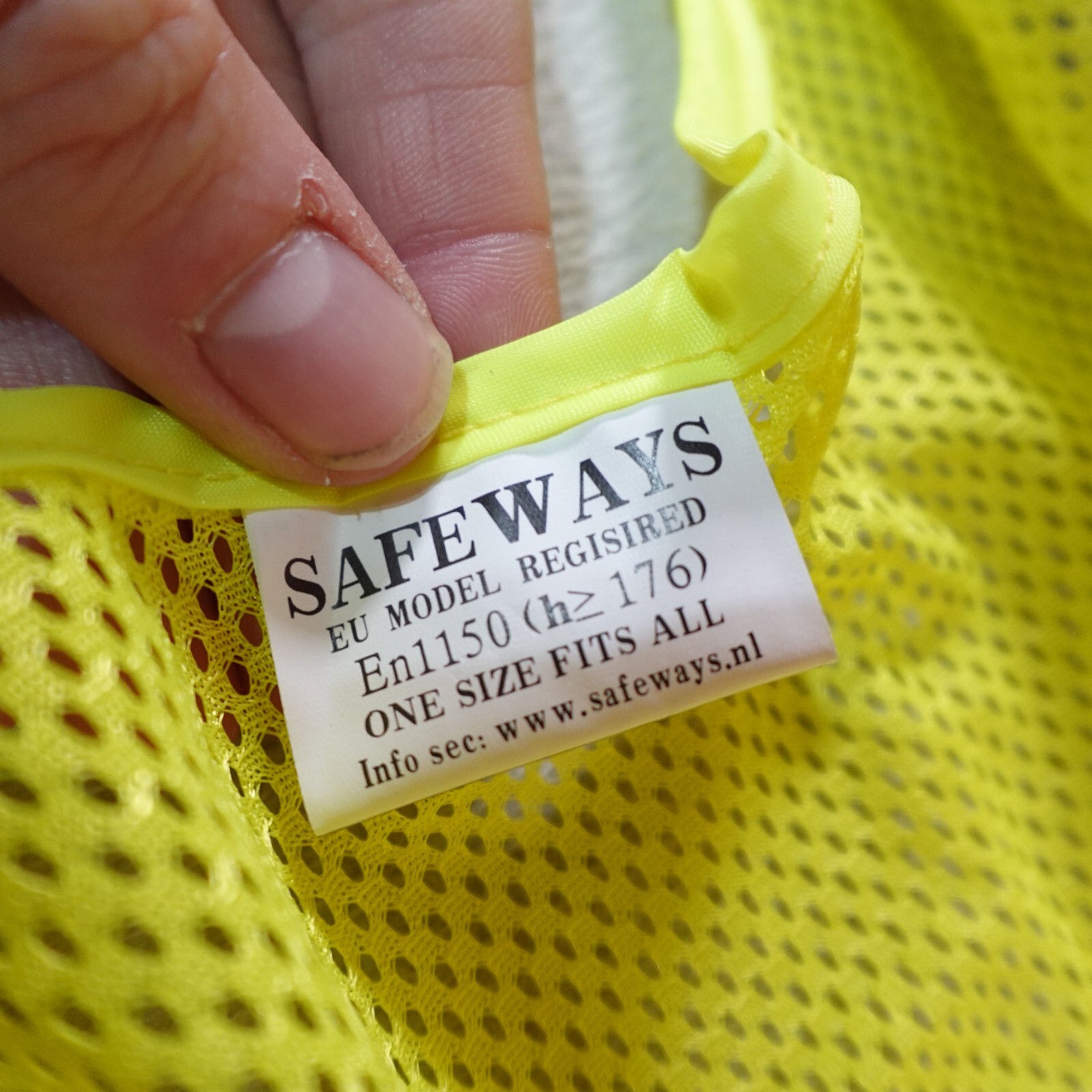 Safeways Safety Vest 2XL XXL Lot Of 3 Yellow Reflective Work High Visibility Hi