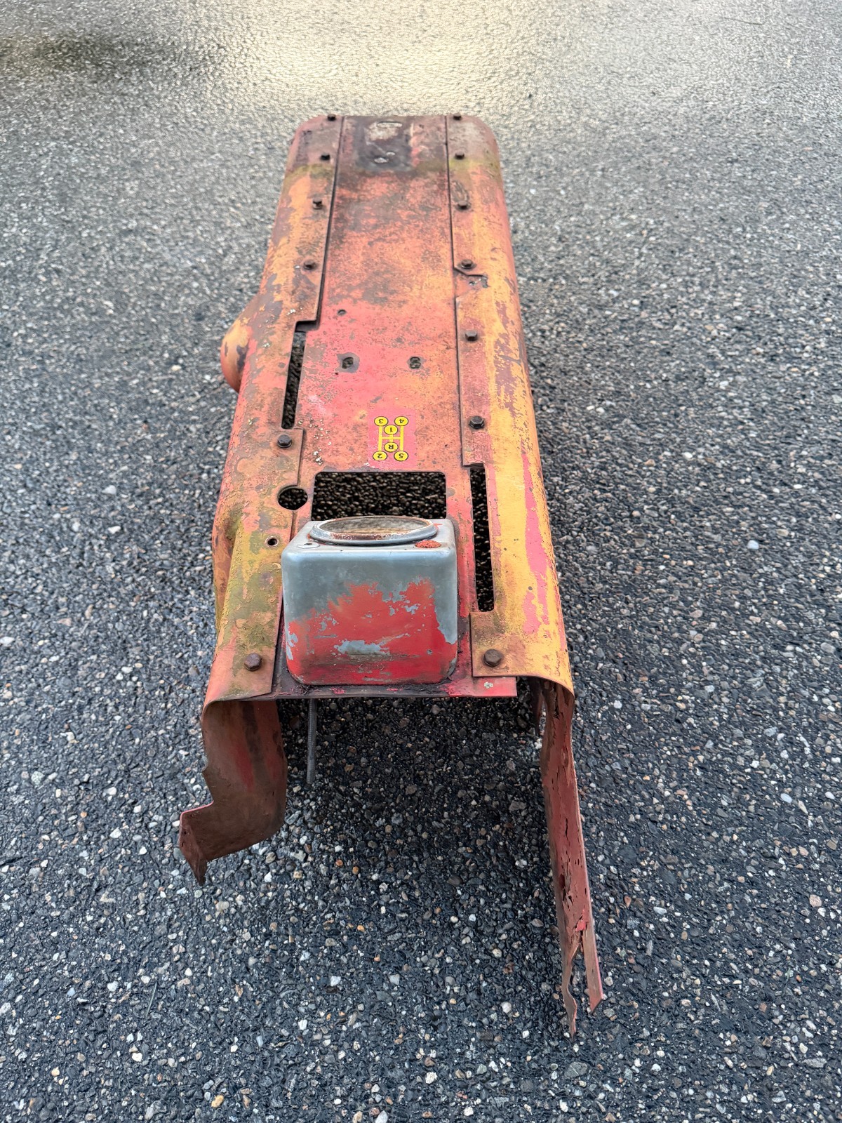 Massey Harris 333 444 Hydraulic Control Cover & Tachometer