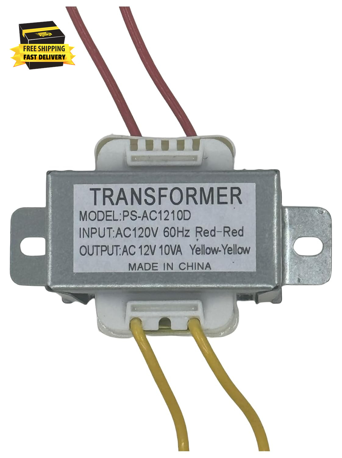 AC/AC Power Transformer, 120V 60Hz to 12V 10VA, Single Phase, for Lighting, Audi
