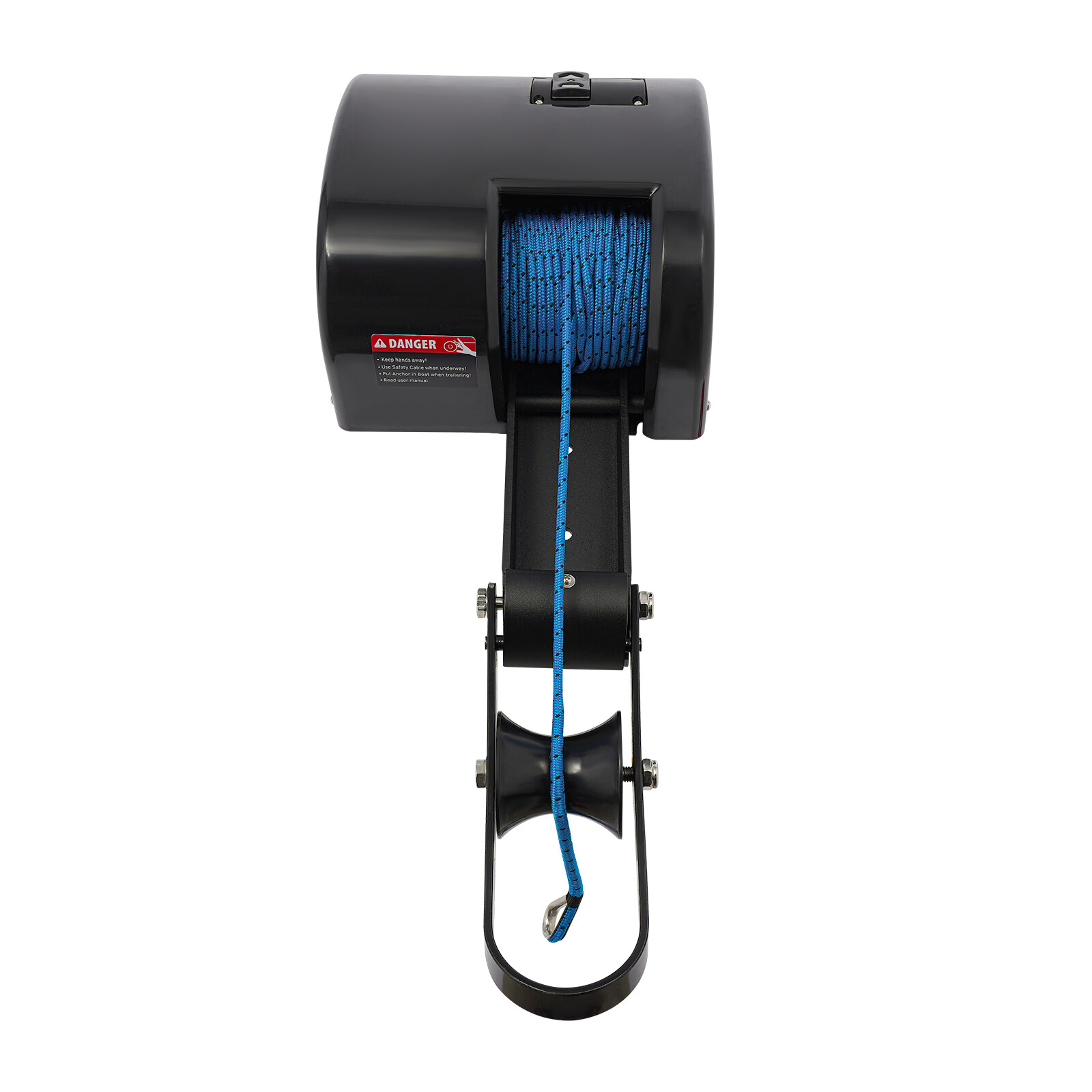15.88kg Electric Anchor Winch with Roller & Remote Control for Boat Marine Winch