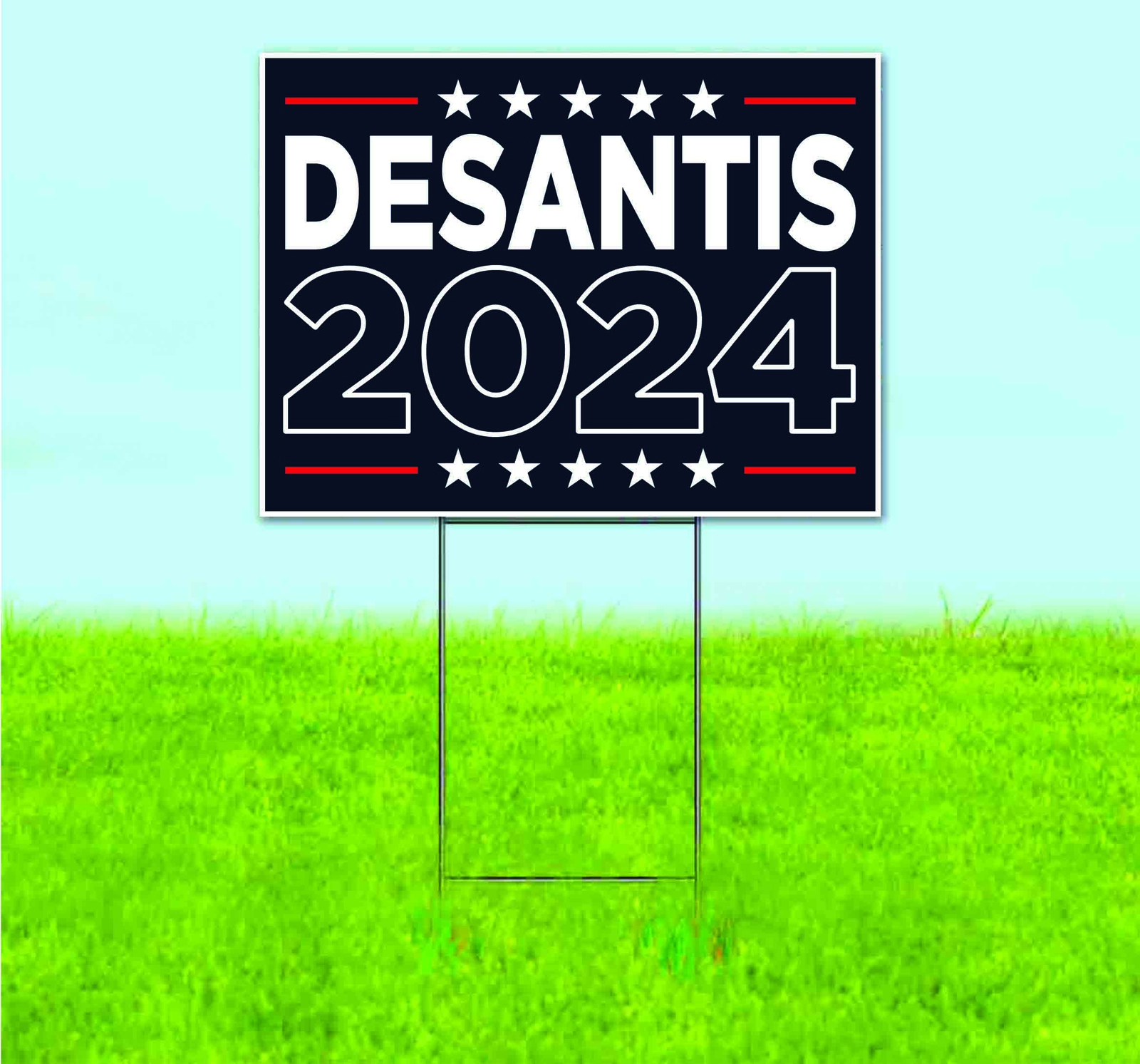 DESANTIS 2024 18×24 Yard Sign Bandit Lawn Advertising ELECTION REPUBLICAN VOTE