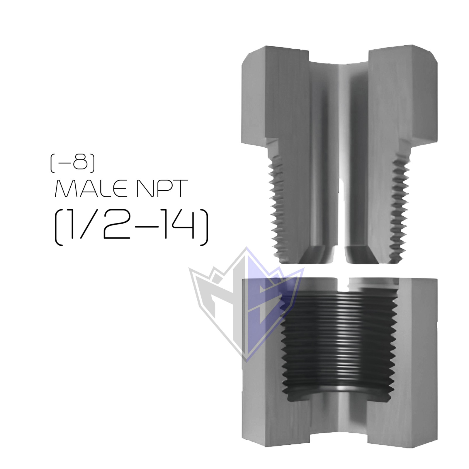 1/2″ Hydraulic Hose Assembly with 1/2 Male Pipe NPT Ends, (4,000psi)