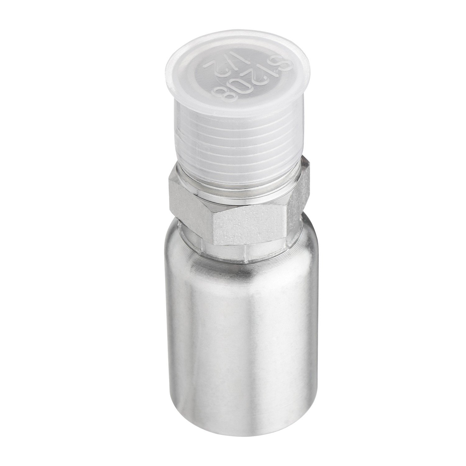 12Pack 1/2″ I.D. Hose x 1/2″ NPTF Male Hydraulic Hose End Crimp Fittings w/Cover
