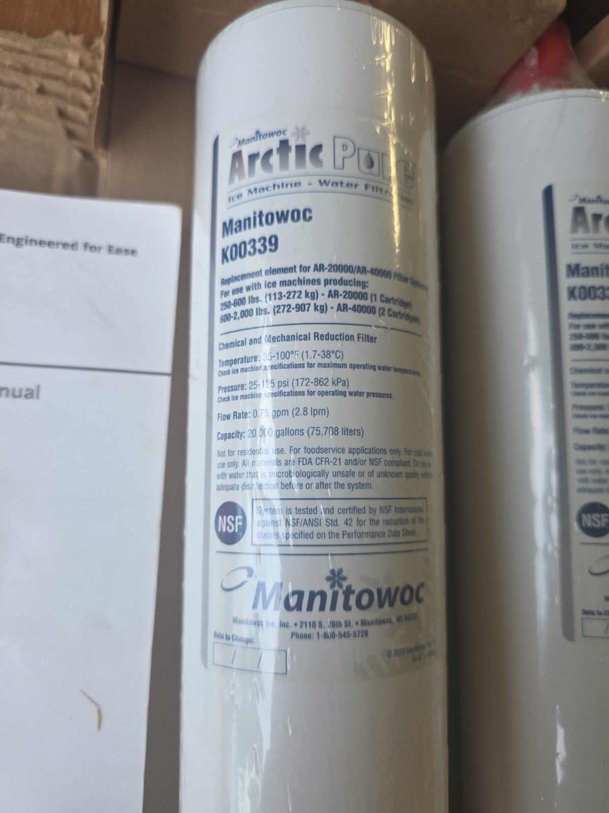 Indigo NXT Ice Machine Filter