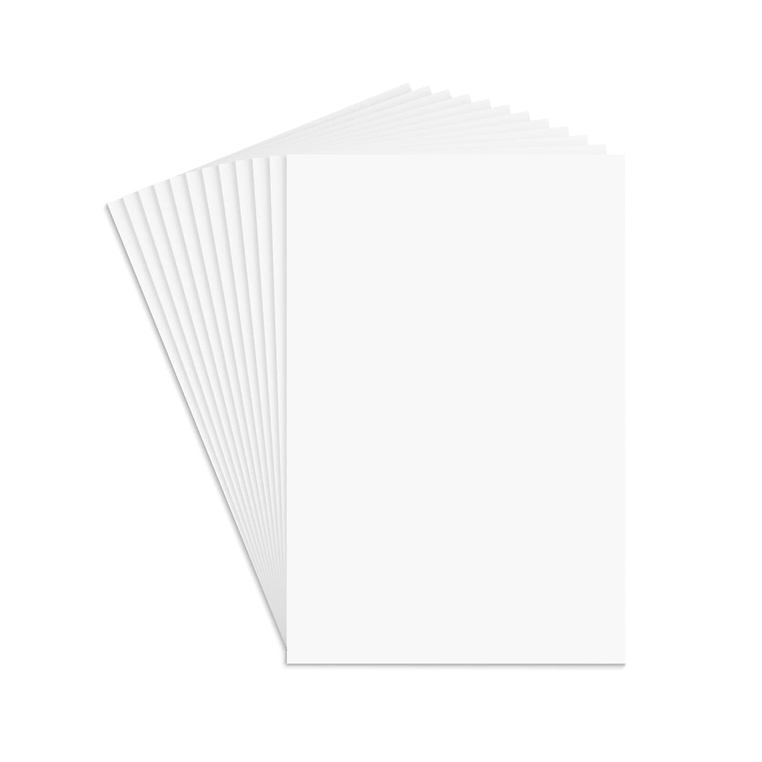 STAPLES Notepads, 4” x 6”, Unruled, White, 100 Sheets/Pad, 12‑Pack White