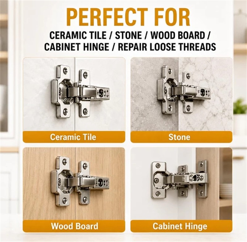 500 PCS Hinge Repair Screw & Expansion Anchor – 6×14mm Short Expansion Screw Set