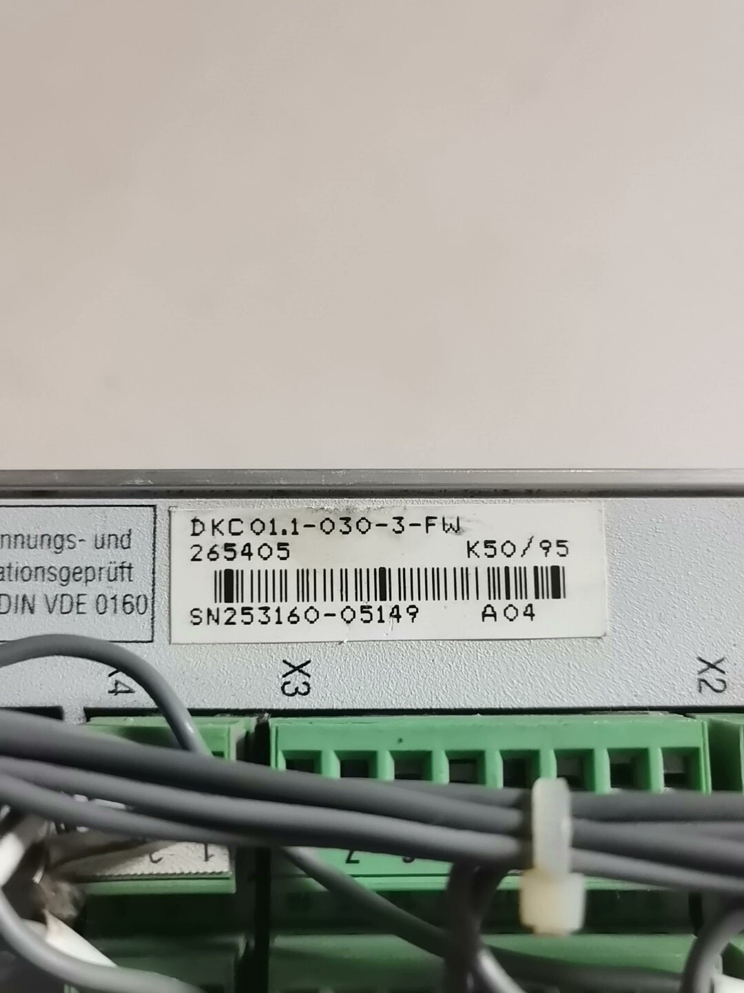 1pcs Rexroth DKC01.1-030-3-FW Quickly delivery