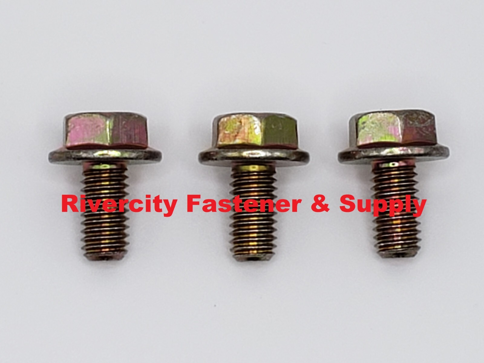 (100) M6-1.0×12 J.I.S. Small Head Hex Bolts 10.9 JIS M6x1.0x12 Flange Screws ZY
