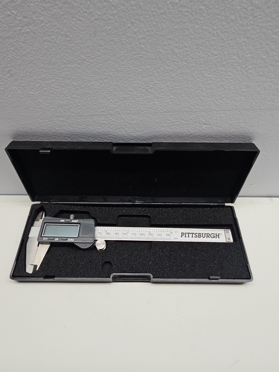 (2) Pittsburgh 62569 Digital Caliper, 6″ with SAE and Metric Fractional Readings