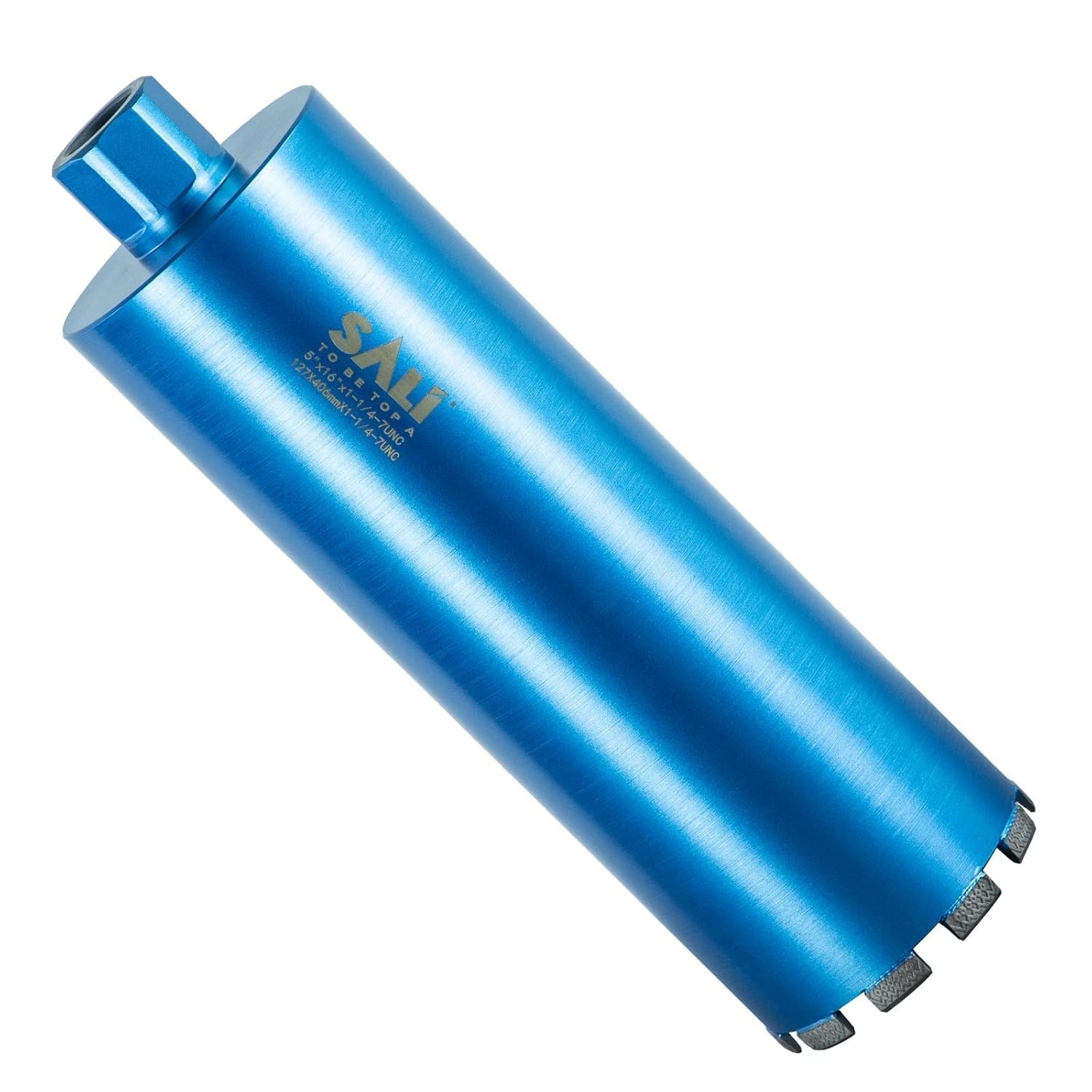 SALI 5″ Diamond Core Drill Bit 1-1/4-7 Thread 15″ Depth