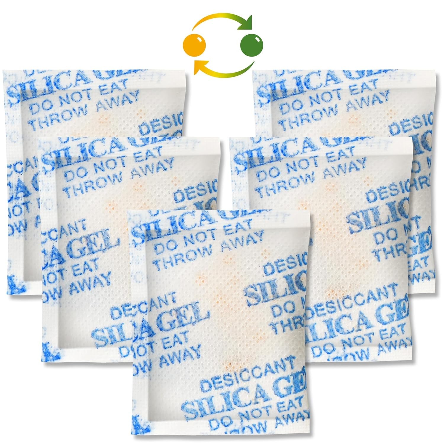 60 Packets 5 g Gram Silica Gel Desiccant Safe Moisture Absorber Drying Bags USA