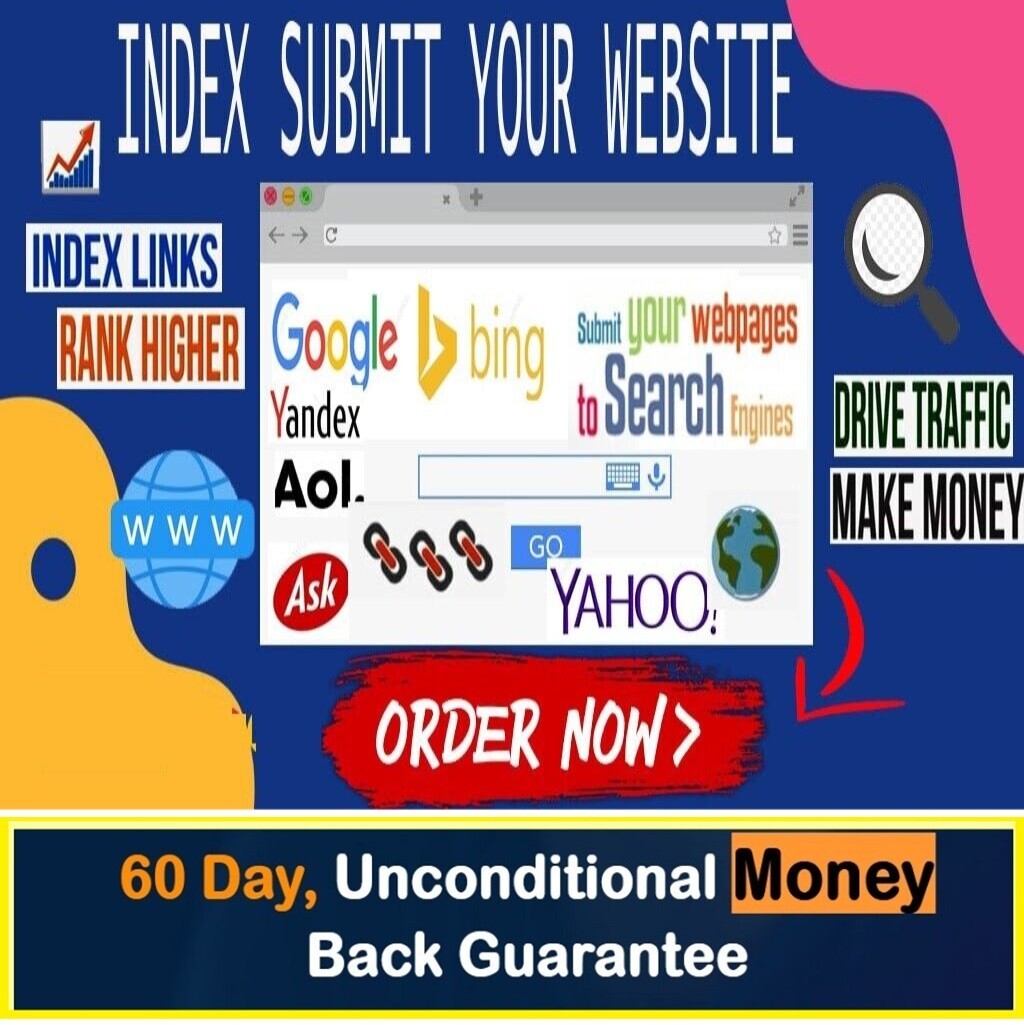 [MAXIMIZE UR SEO] Search Engine Indexing Service for Google, Bing,,Yandex, Yahoo
