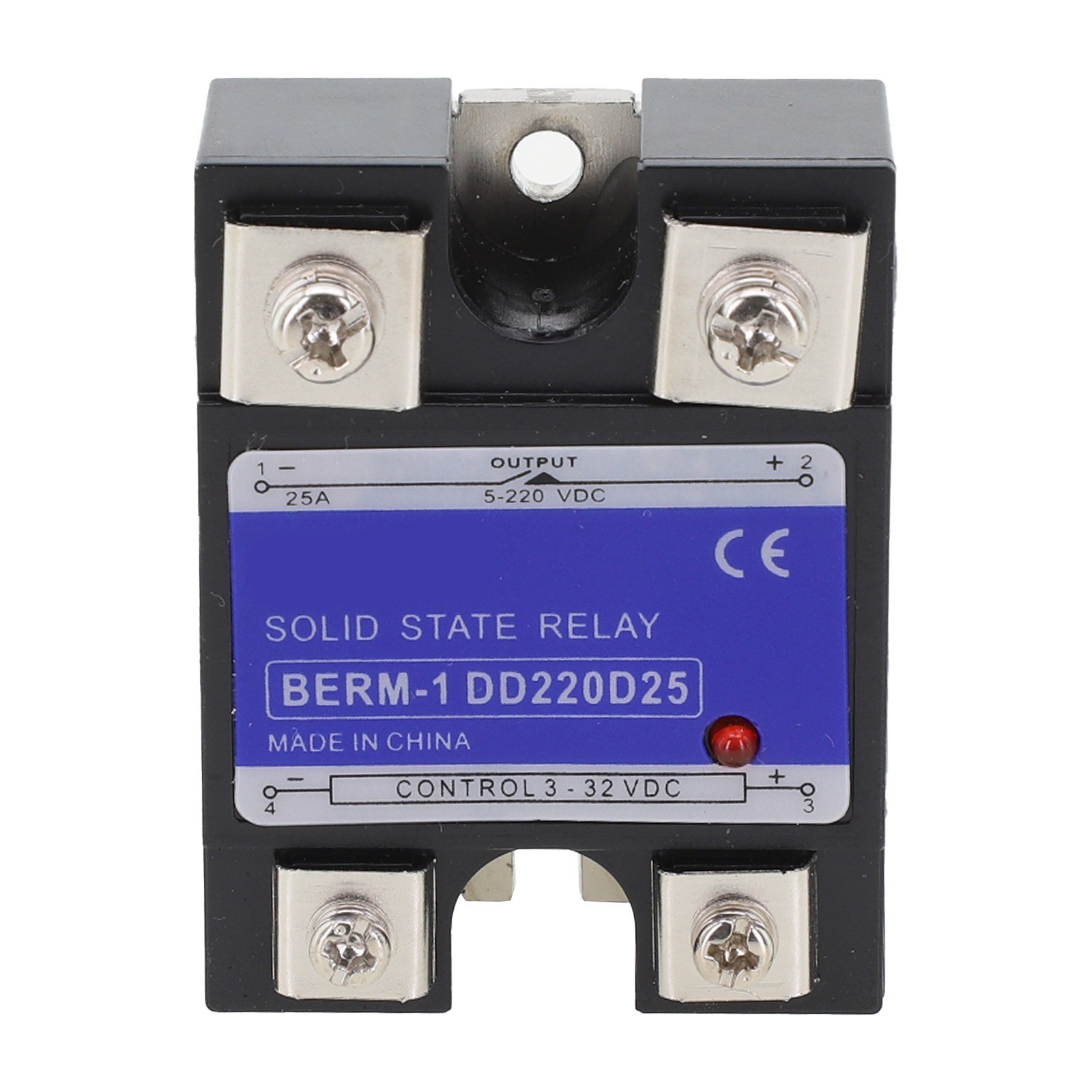 Long Service Life Single Phase Solid State Relay 10A~120A 3 32VDC 5 200VDC