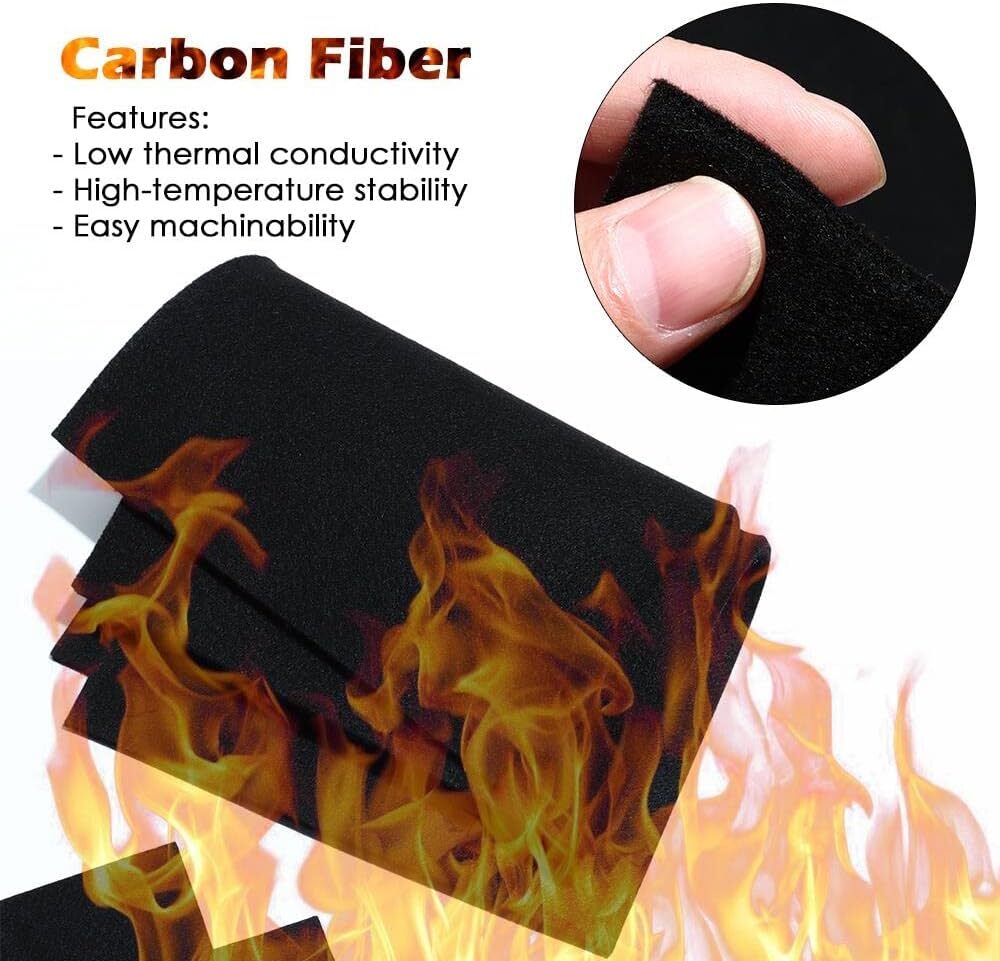High Temp Carbon Fiber Welding Blanket Protect Work Area from Sparks Splatter