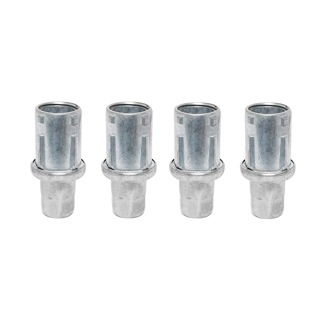 Stainless Steel Adjustable Bullet Feet for 1-5/8 in. O.D Tubing | Set of 4