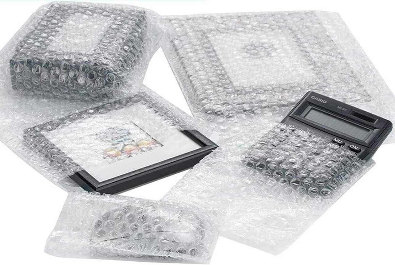 100-3×5 Bubble Out Pouches Bags Wrap Cushioning Self Seal Clear 3″ x 5″