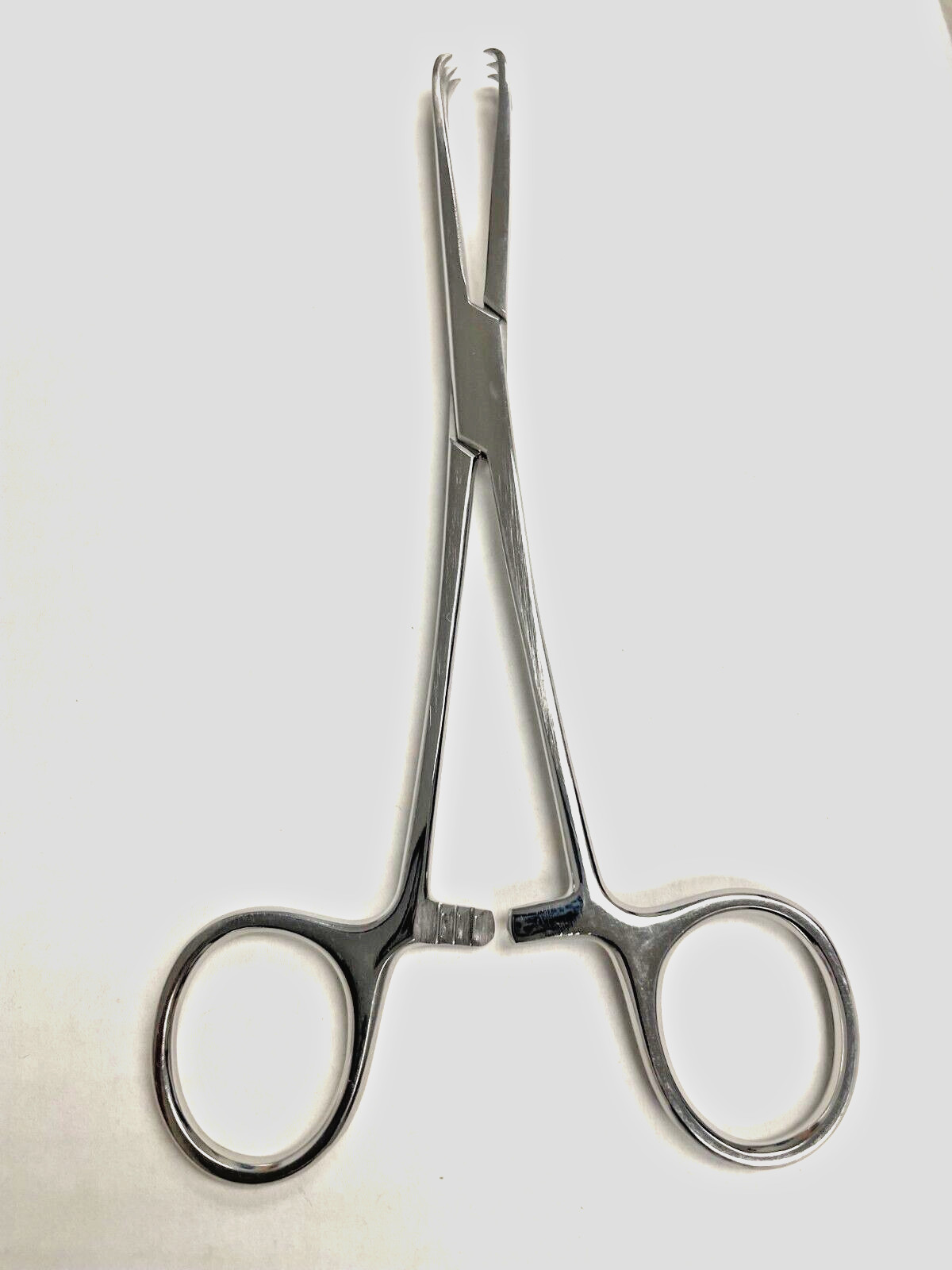 Gordon Uterine Vulsellum Forceps, 6.1/4″, Straight, with 3 x 3 Teeth, Premium