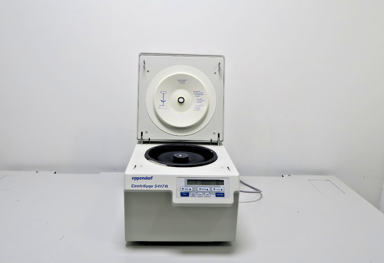 Used Eppendorf 5417R Refrigerated Centrifuge with FA-45-30-11 Fixed Angle Rotor