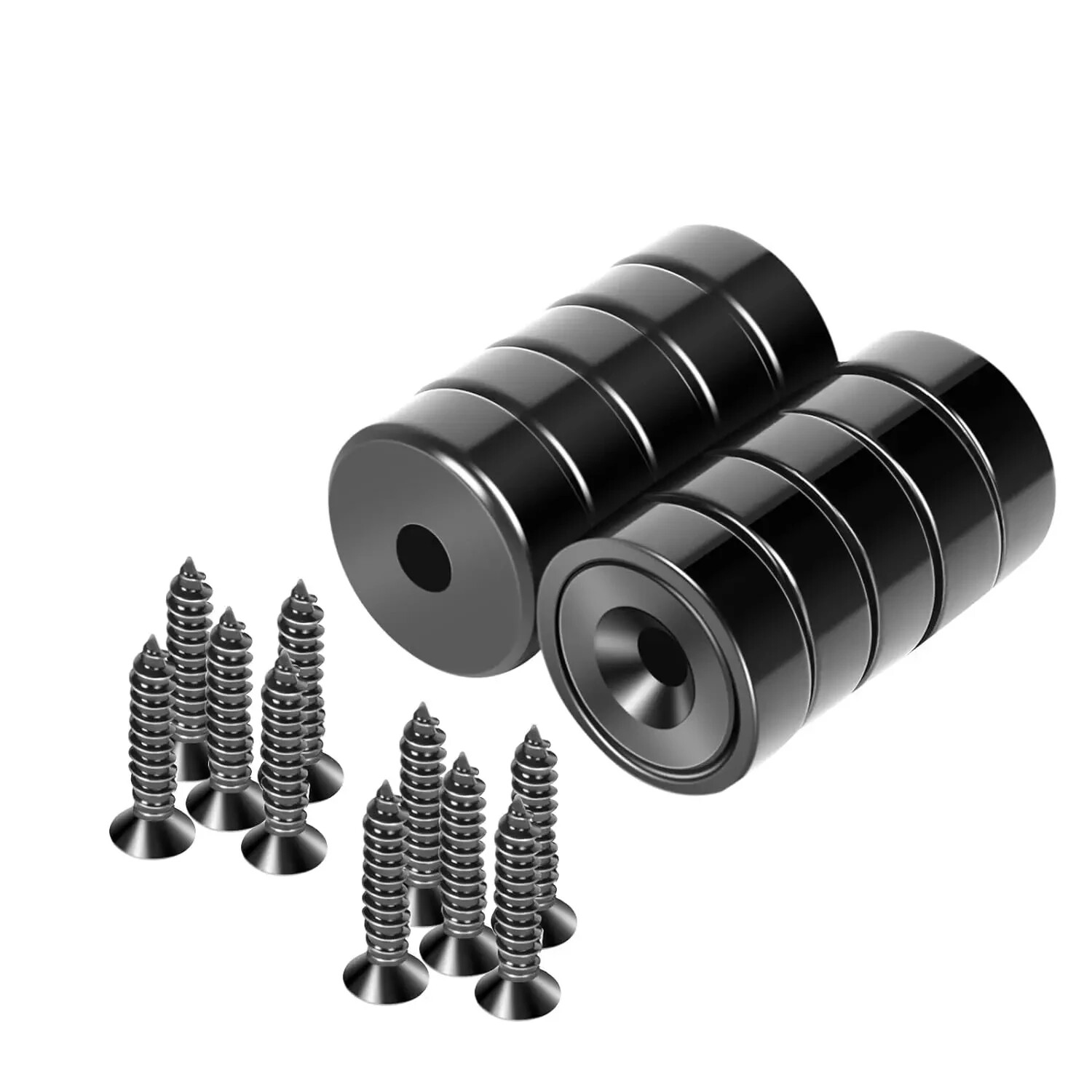 Magnets with Screws,22Lbs Strong Neodymium Disc Magnet with Holes in the Center,