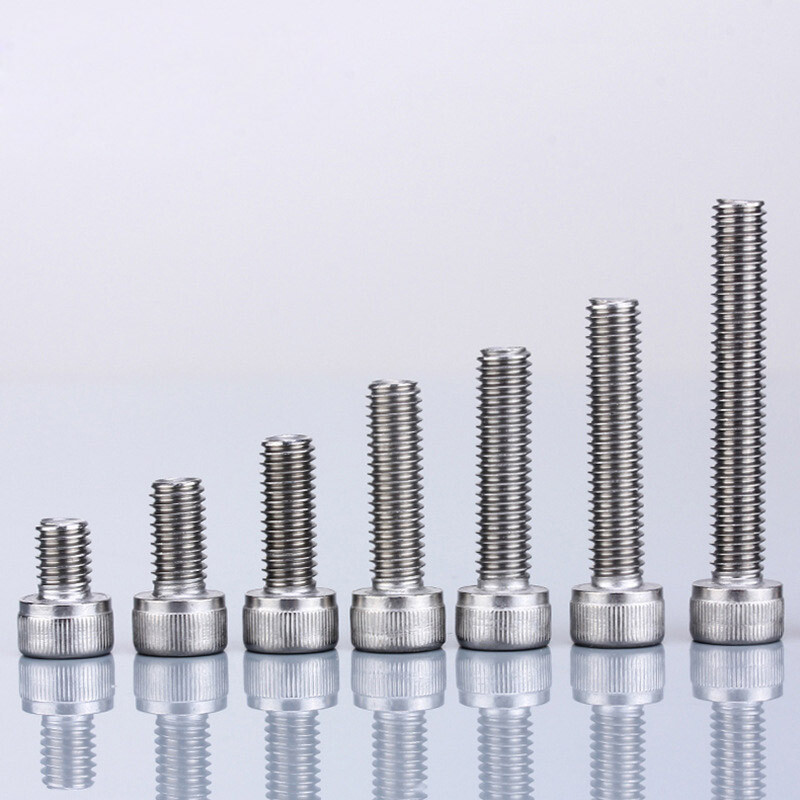 M5 M6 Hex Socket Cap Head Screws Bolts Stainless Steel Siliver 10/20/50/100PCS